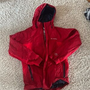 Columbia Insulated Red Ski/Snowboard Jacket